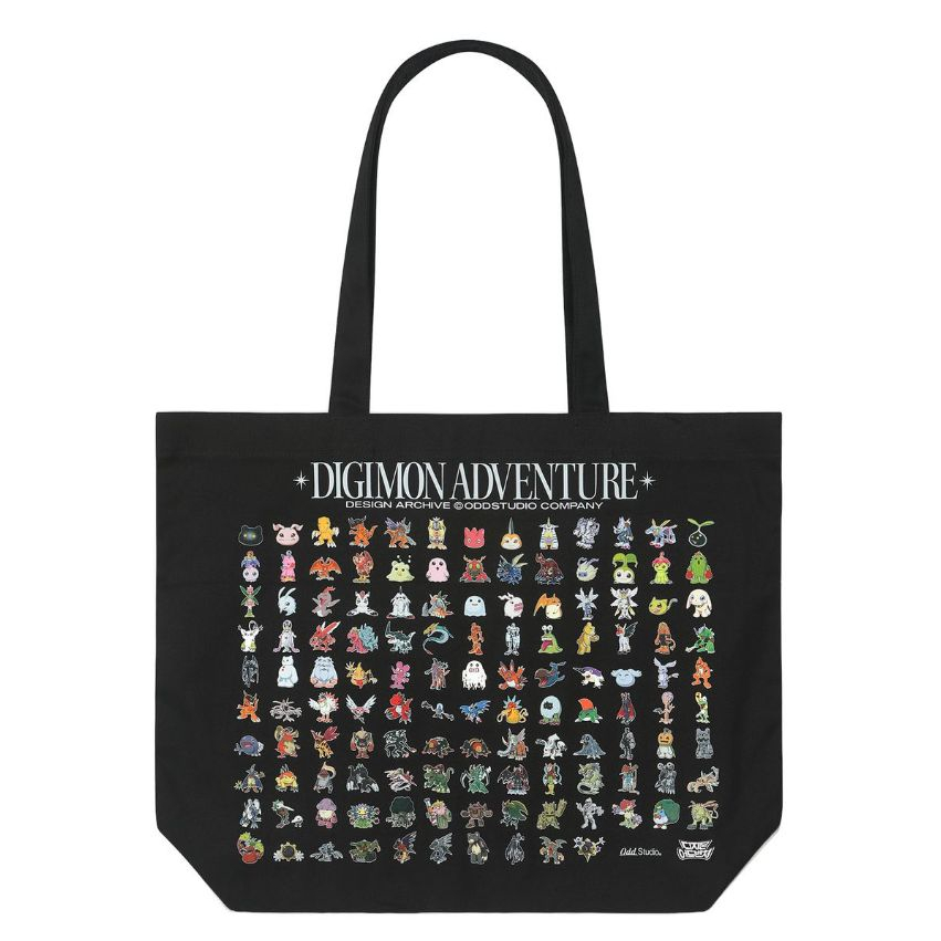 🇰🇷 ODDSTUDIO Digimon Adventure All Character Shoulder Bag Tote Bag Korea Edition Limited Collab 3144