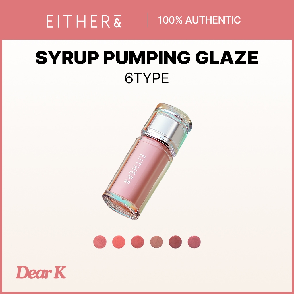 [EITHER&] Syrup Pumping Glaze 6Types Lip Tint