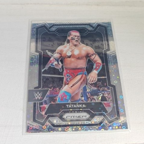 2023 WWE Panini Prizm - Tatanka Undercard Disco Prizm