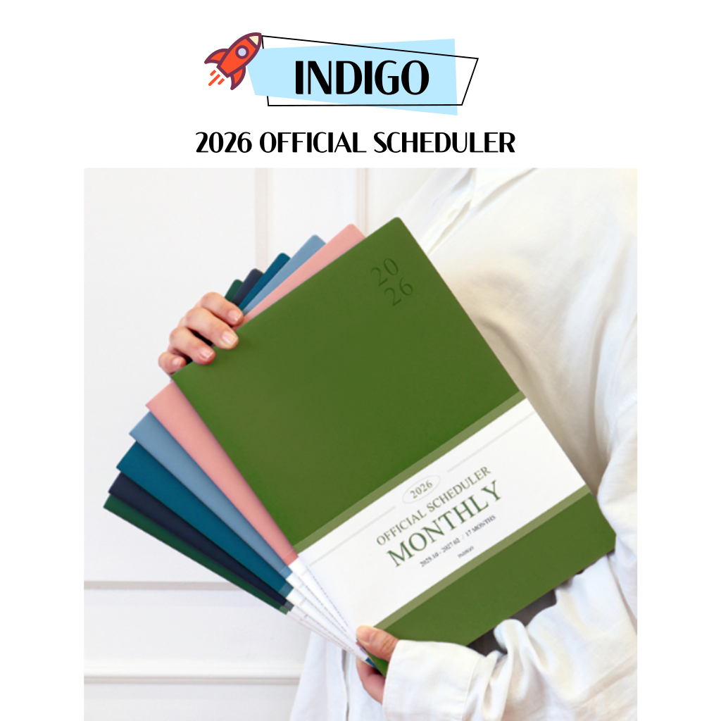 [INDIGO] 2026 OFFICIAL SCHEDULER MONTHLY A4 BIG SIZE