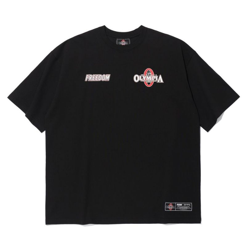 🇰🇷 Freedom Olympia Small Logo T-shirt Korea Edition Oversize Athletic Gym Wear Plus Size 14815