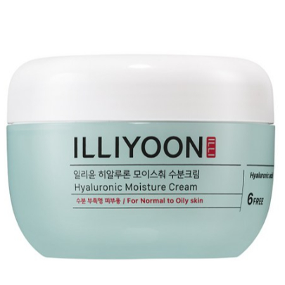 Illiyoon Hyaluronic Moisture Cream 100ml 1ea Hydrating Face & Body Moisturizer สําหรับผิวมัน