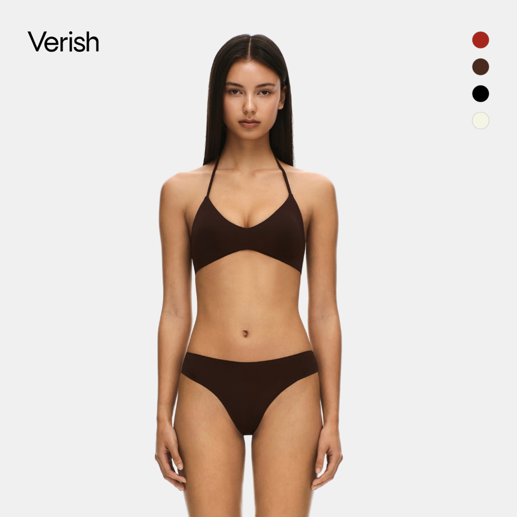 VERISH ESSENTIAL FIT HALTER BRALETTE
