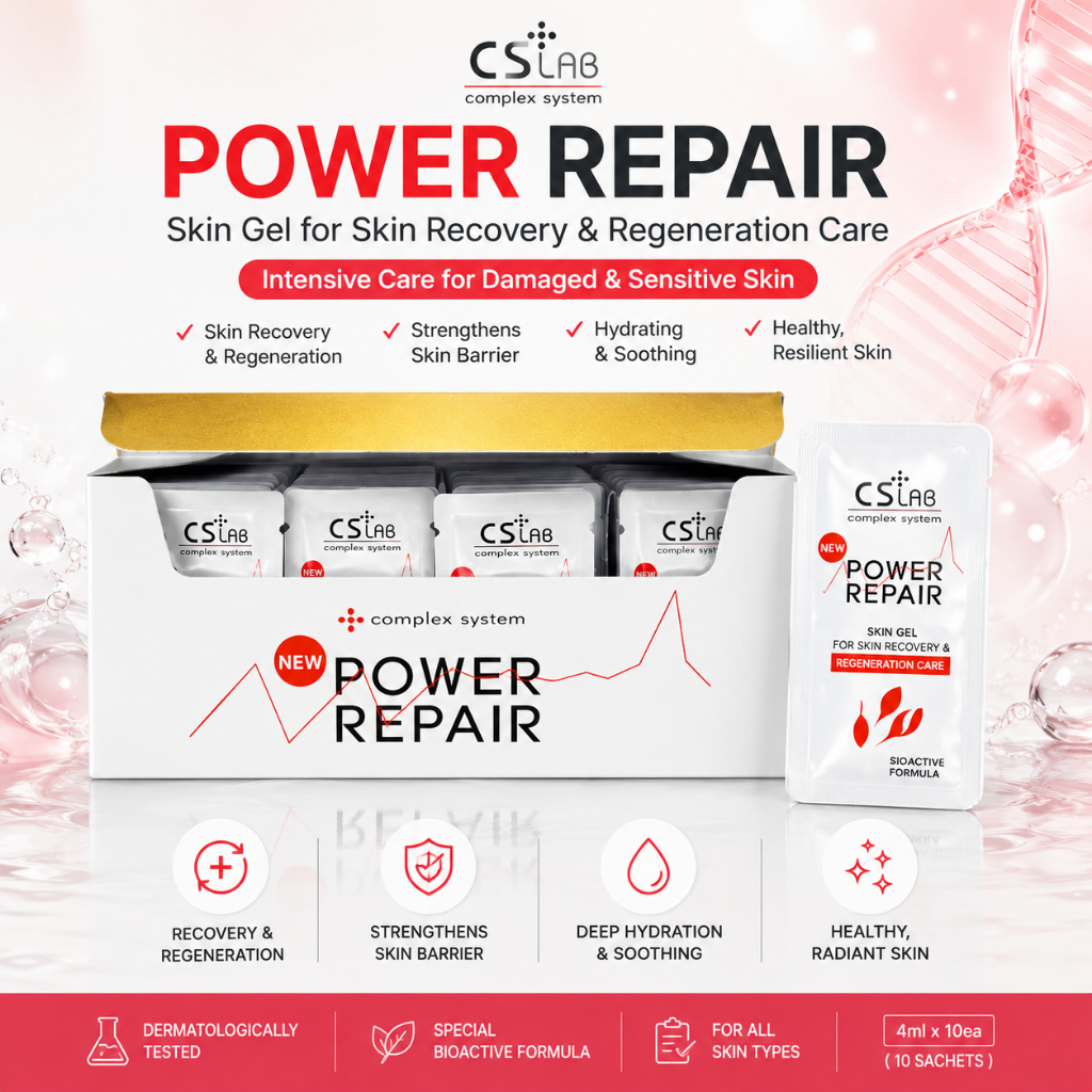 CSLAB Power Repair Skin Gel สําหรับ Skin Recovery & Regeneration Caretattoo แต่งหน้ากึ่งถาวรและ Micr
