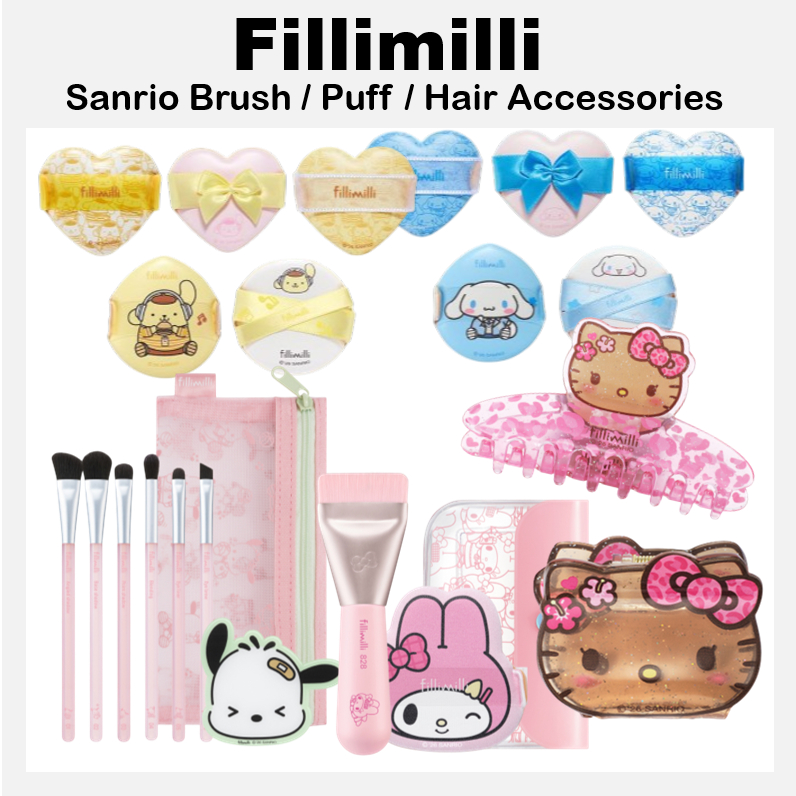 SANRIO [ฟิลลิมลิ] ซานริโอ แปรงเก็บเครื่องมือความงาม / พัฟ / เครื่องประดับผม