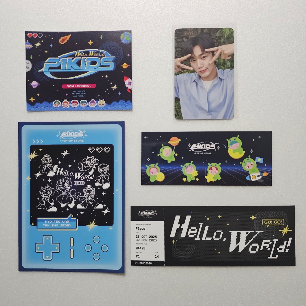 P1KIDS POP-UP STORE [สวัสดี โลก!] โปรโมชั่น EVENT SPECIAL GOODS