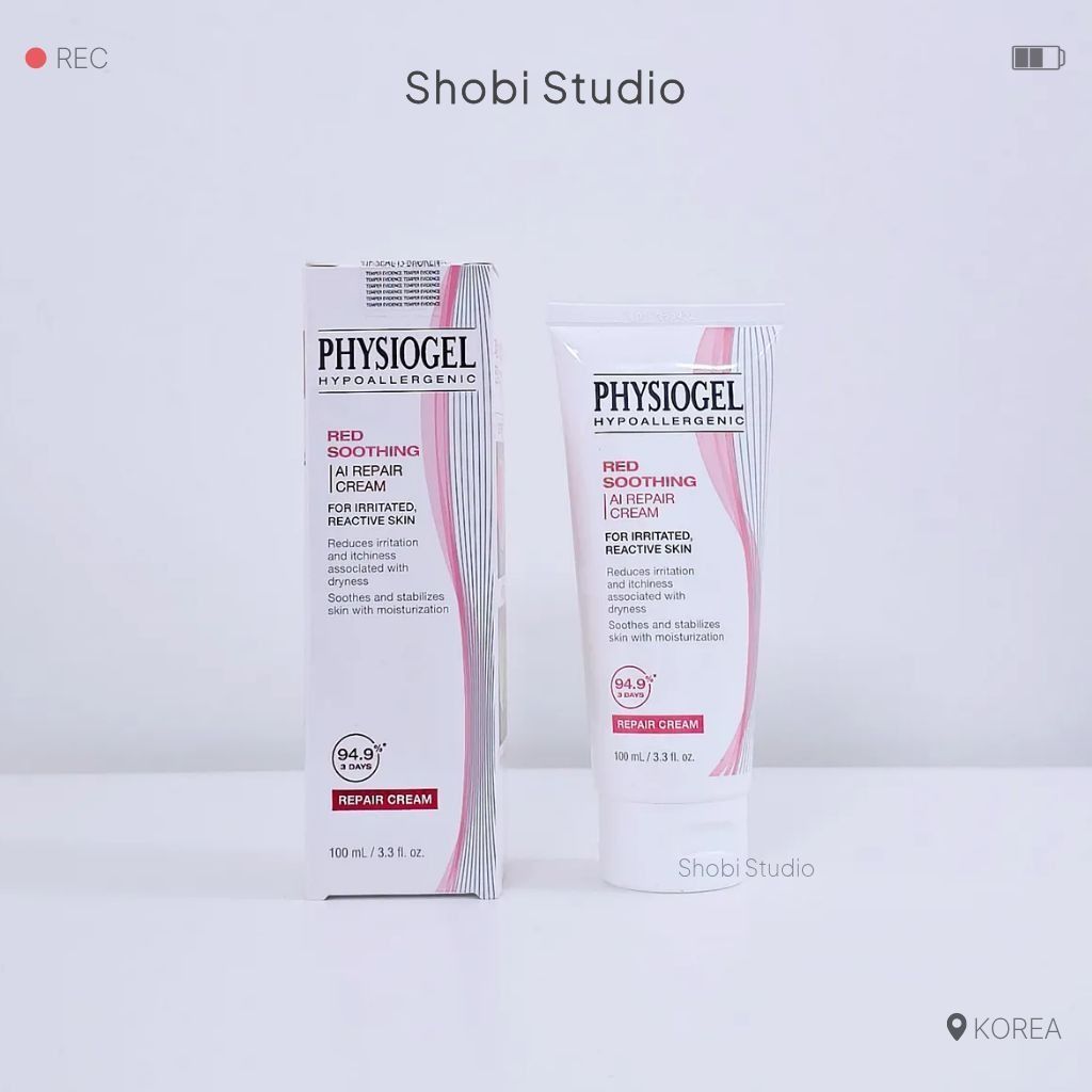[ครีม AI] Physiogel Red Soothing AI Repair Cream / 100ml / ฟิสิโอเจล ครีม