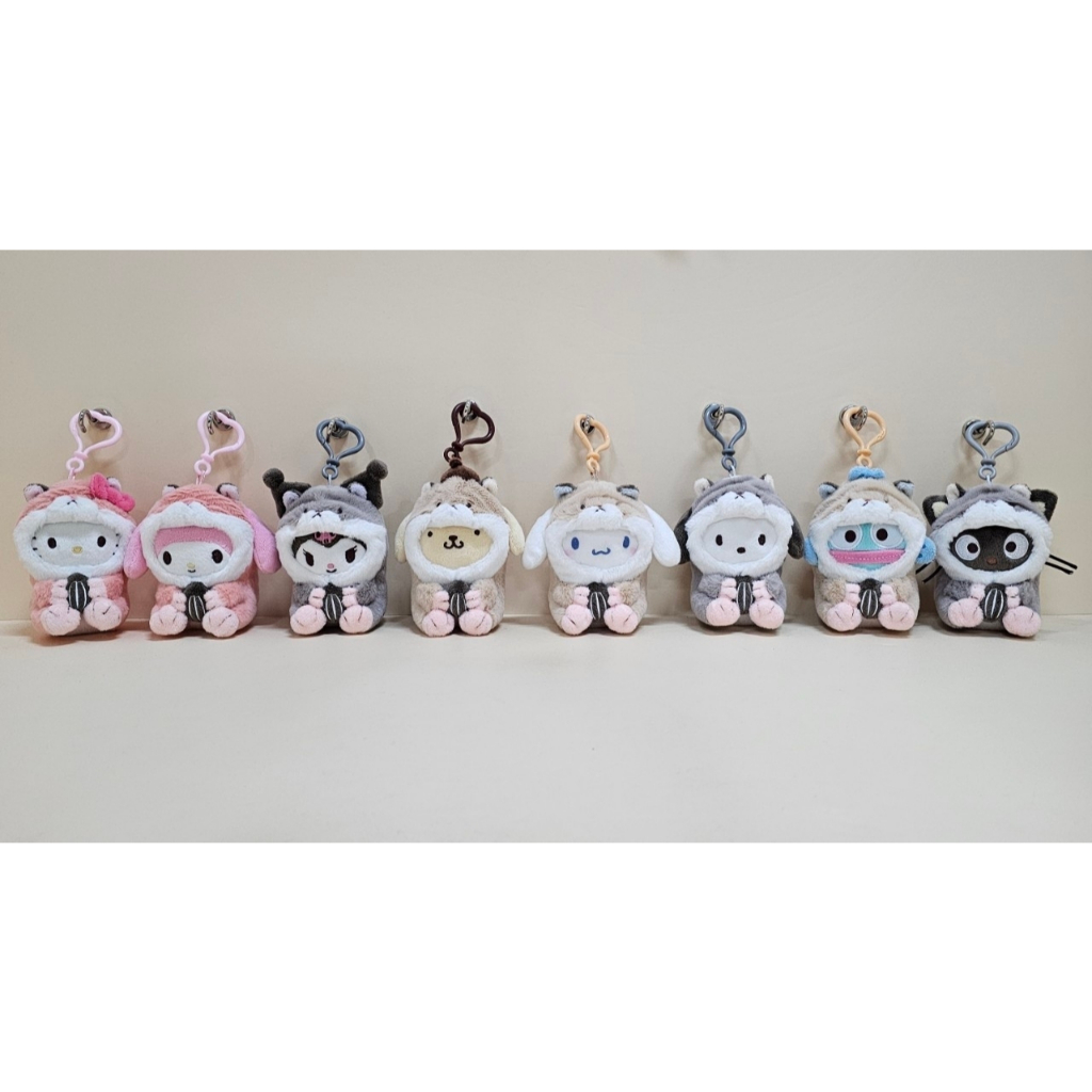 นำเข้าจากเกาหลี Sanrio ซานริโอ Hamster พวงกุญแจตุ๊กตาแฮมสเตอร์ 8cm
