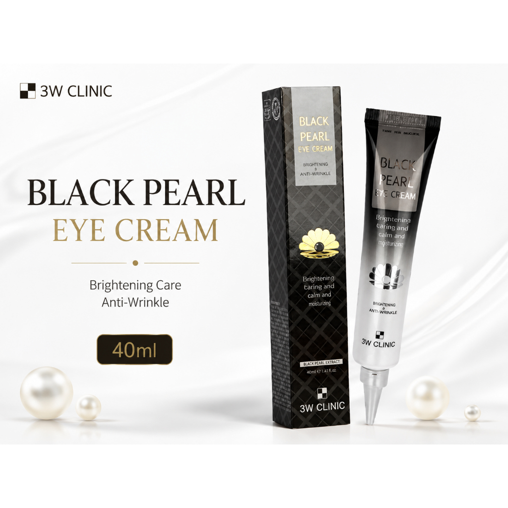 [3W CLINIC] Black Pearl Eye Cream 40ml Hydrating Eye Care สกินแคร์เกาหลี