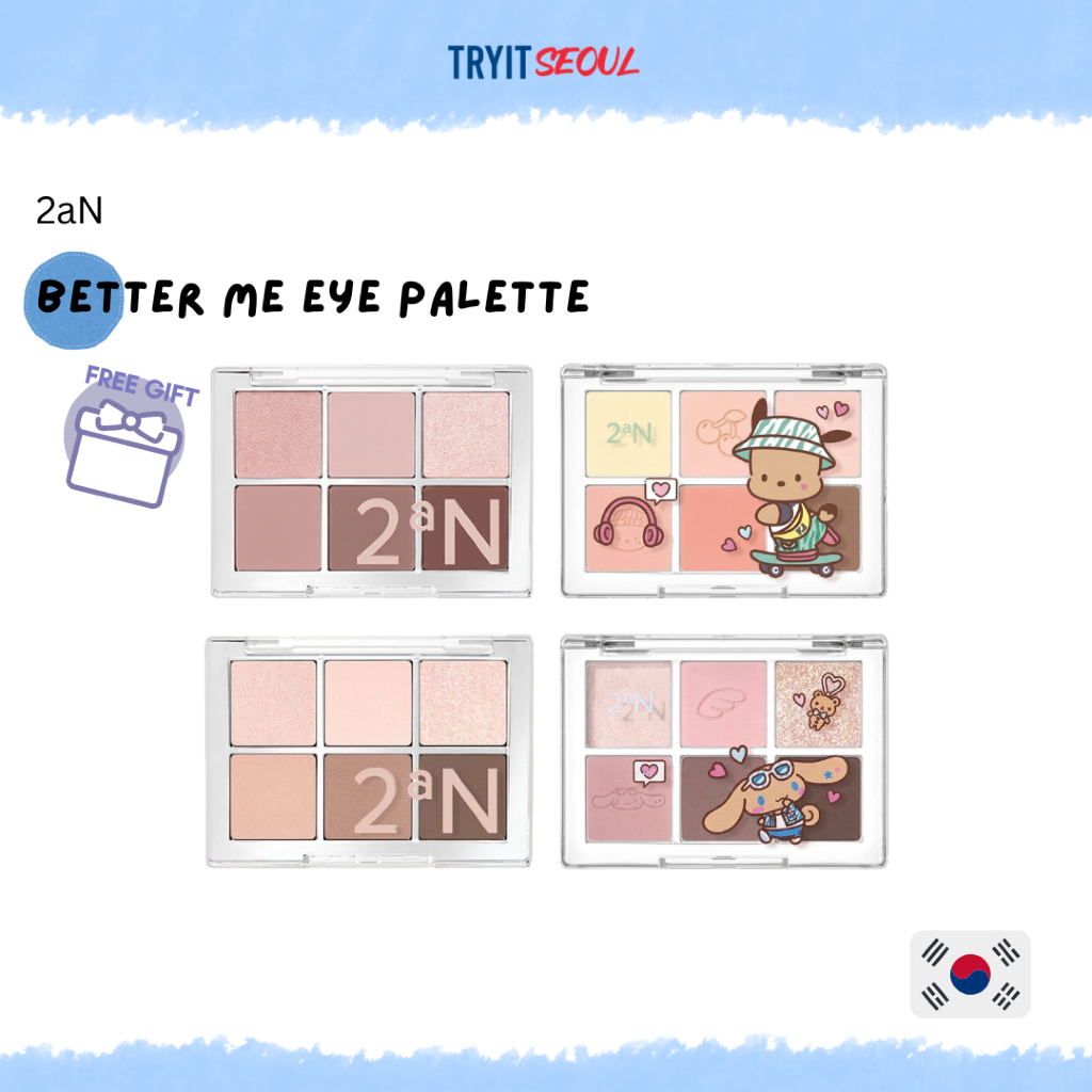 [2aN x Sanrio EDITION] Better Me Eye Palette (21 ตัวเลือก)
