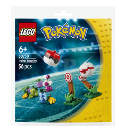 LEGO Pokémon 30730 อุปกรณ์เทรนเนอร์ Polybag 56 ชิ้น | ชุดตัวต่ออุปกรณ์ฝึกลูกบอล Poké | เลโก้อย่างเป็นทางการ | 6+