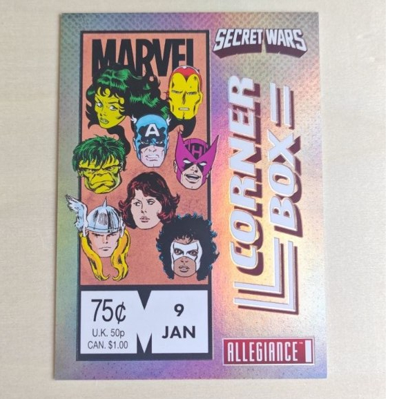 2023 Upper Deck Secret Wars - Corner Box Issue 9 Insert