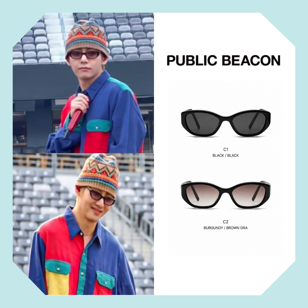 [Public Beacon] แว่นกันแดด NOAH สไตล์ดาราเกาหลี (NOAH C1, NOAH C2)