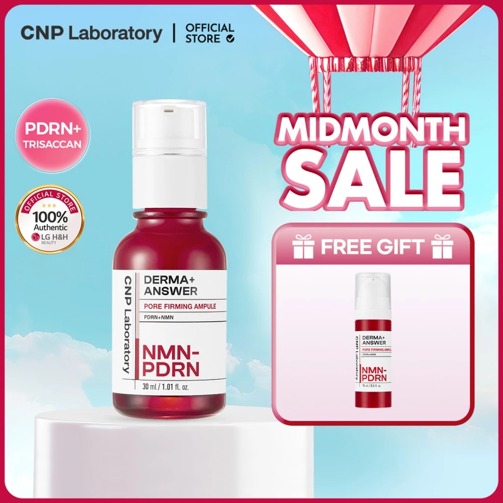 [CNP] Derma Answer Pore Firming Ampoule 15ML/30ML – Tightens Pores & Smooths Skin Texture | แอมพูลกระชับรูขุมขน | LG Beauty OFFICIAL