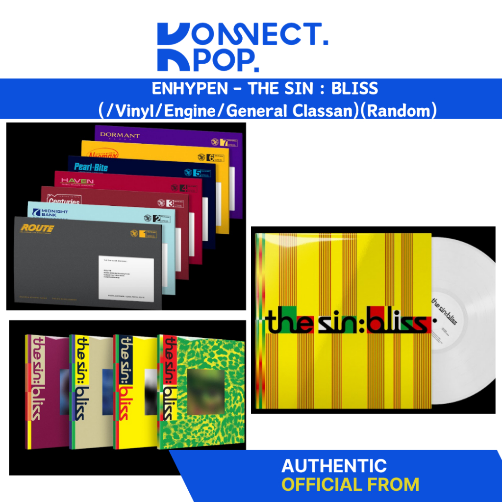 ENHYPEN - THE SIN : BLISS  (Vinyl/Engine/Photo Book Ver. Random)