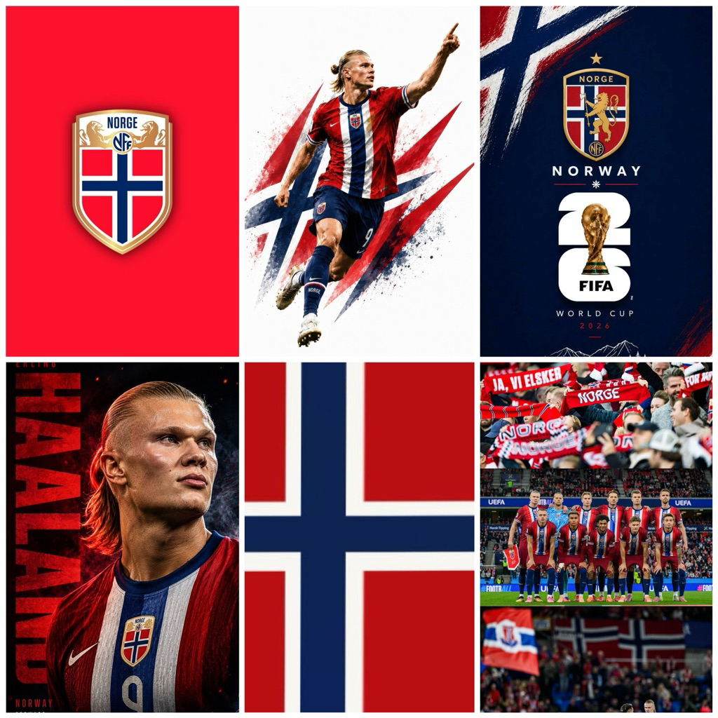 Norge Football Custom EZ-Link Card Sticker Haaland NFC Soccer Fan Transport Card Skin Waterproof Dec