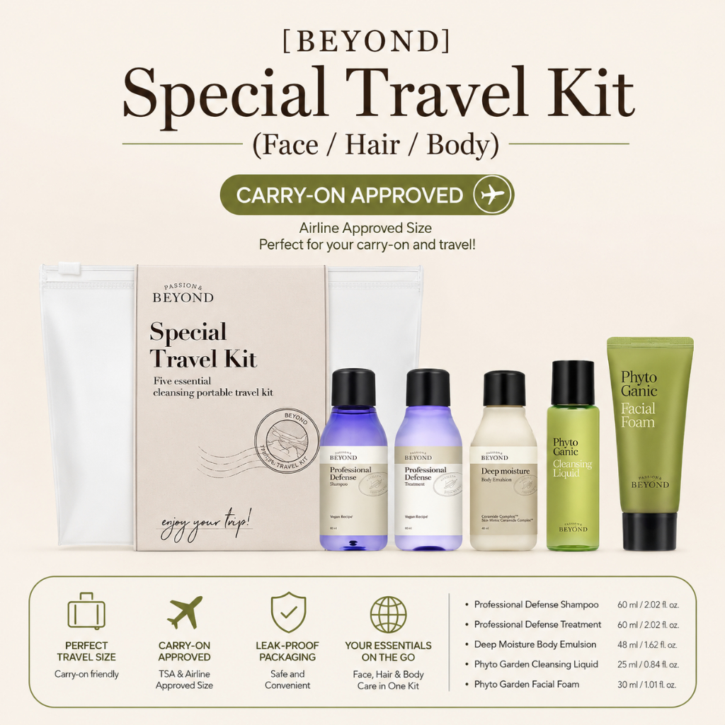 [Bayond] Special Travel Kit (ใบหน้า/ผม/ร่างกาย) l Travel Kit l Trial Kit l Travel Essentials