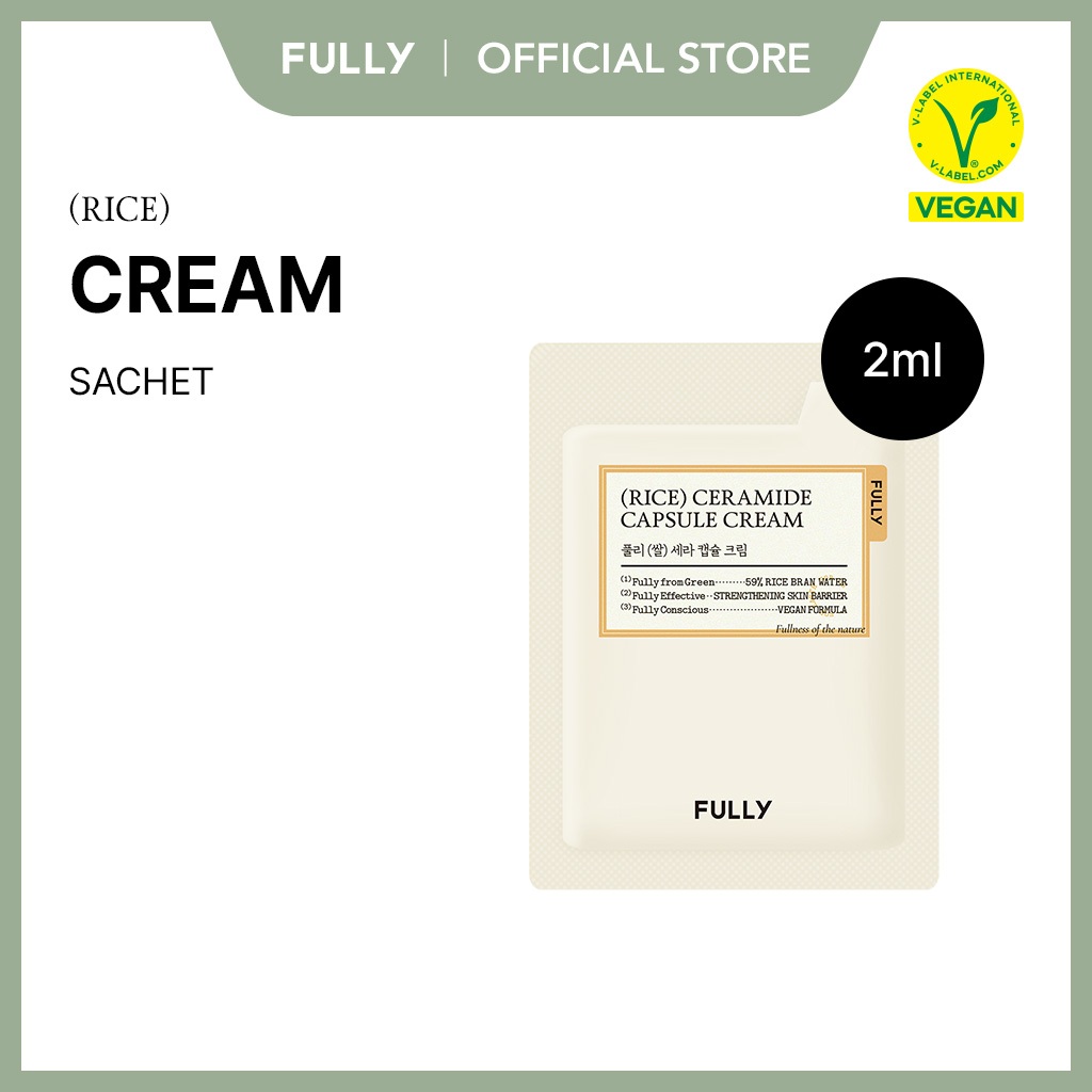 [GIFT] Fully Rice Ceramide Capsule Cream Sachet 2ml