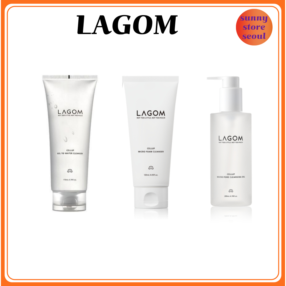 LAGOM Cellup Micro Foam Cleanser 120ml /Cellup Gel To Water Cleanser 170ml /Cellup Micro Pore Cleanser Oil 200ml