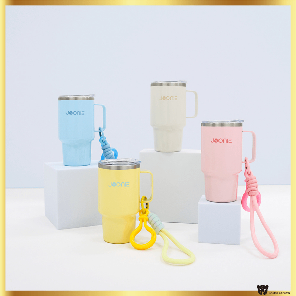 จูนี่ มินิ แก้วน้ํา 120มล พร้อมสายคล้อง ตัวเลือก 4 สี สแตนเลส 304 ขนาดกระทัดรัด
