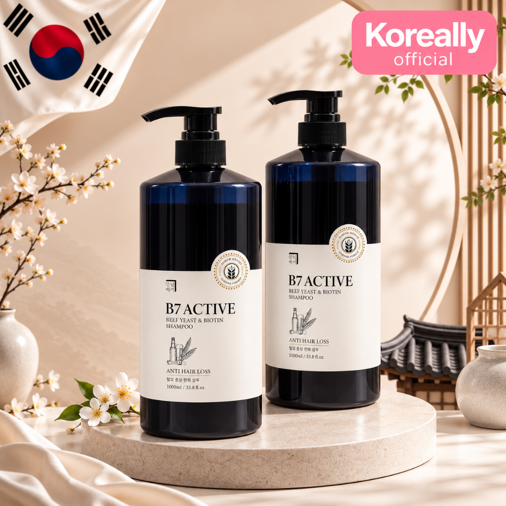 SALIM BAEKSEO B7 Active Beer Yeast & Biotin Shampoo 1000ml x2 Oily Scalp Hair Care Shampoo