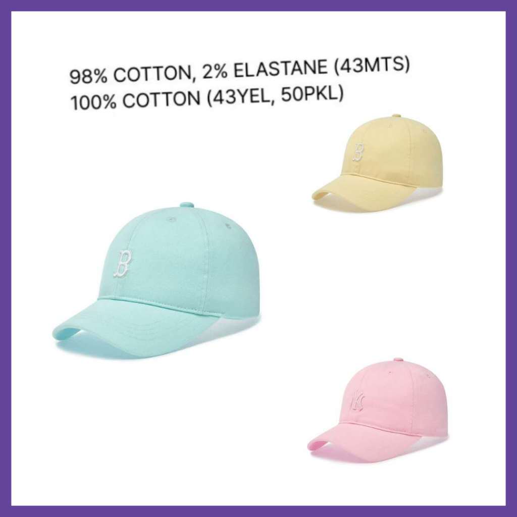 [ML2] 7FCP7705N Girls Rookie Shiny Ball Cap NY Yankees หมวกเบสบอลเด็ก