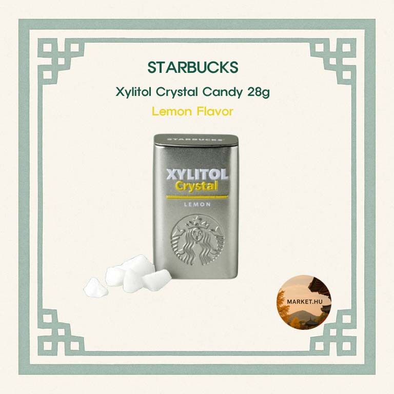 [STARBUCKS] Xylit Crystal Candy 28g รสมะนาว/Starbucks Korea สินค้าการผลิตยุโรป