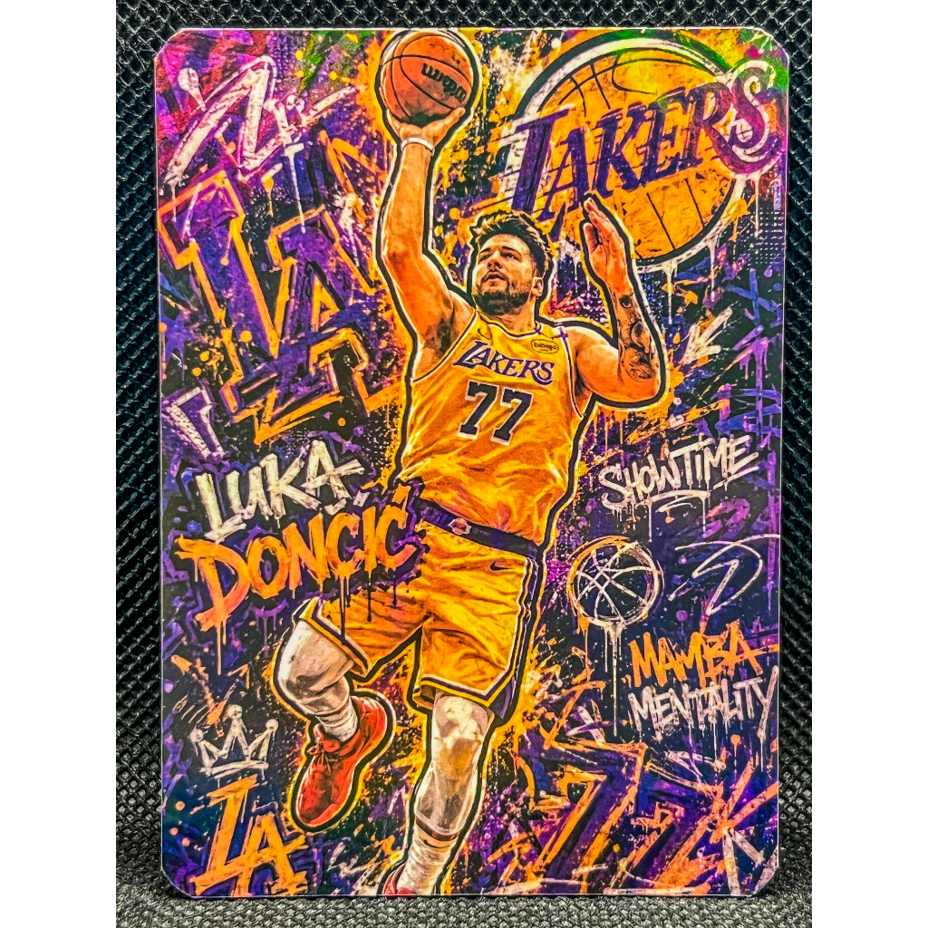 NBA Basketball Graffiti: Luka Doncic (Los Angeles Lakers)