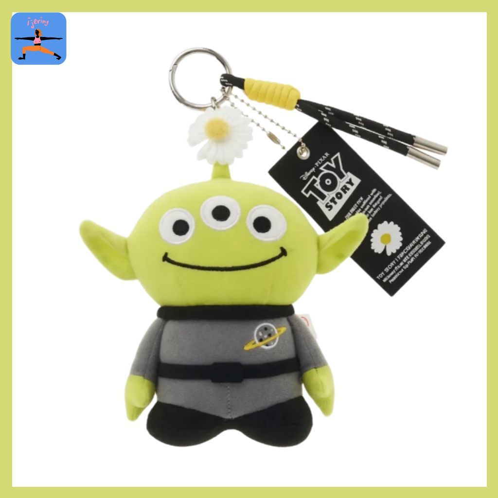 (จัดส่งเลย!)[PEACEMINUSONE x Toy Story] Unisex Toy Story Alien พวงกุญแจตุ๊กตาคุณภาพสูง Limited Edition Bag Accessory (ผู้ขายเกาหลี)