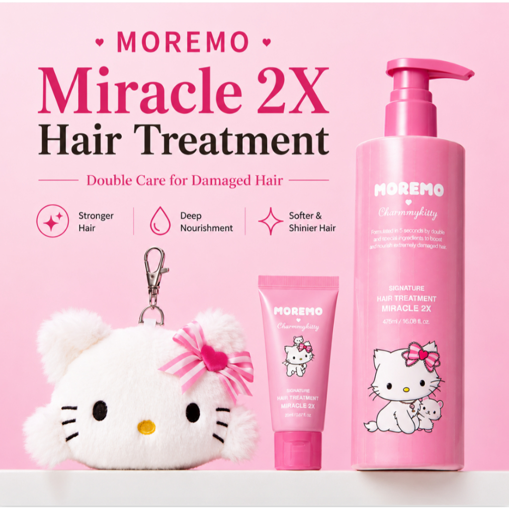 [BEST]Moremo NO.1 Hair Treatment Miracle 2X Protein Hair Pack 480ml เกาหลีแบรนด์ที่ดีที่สุด