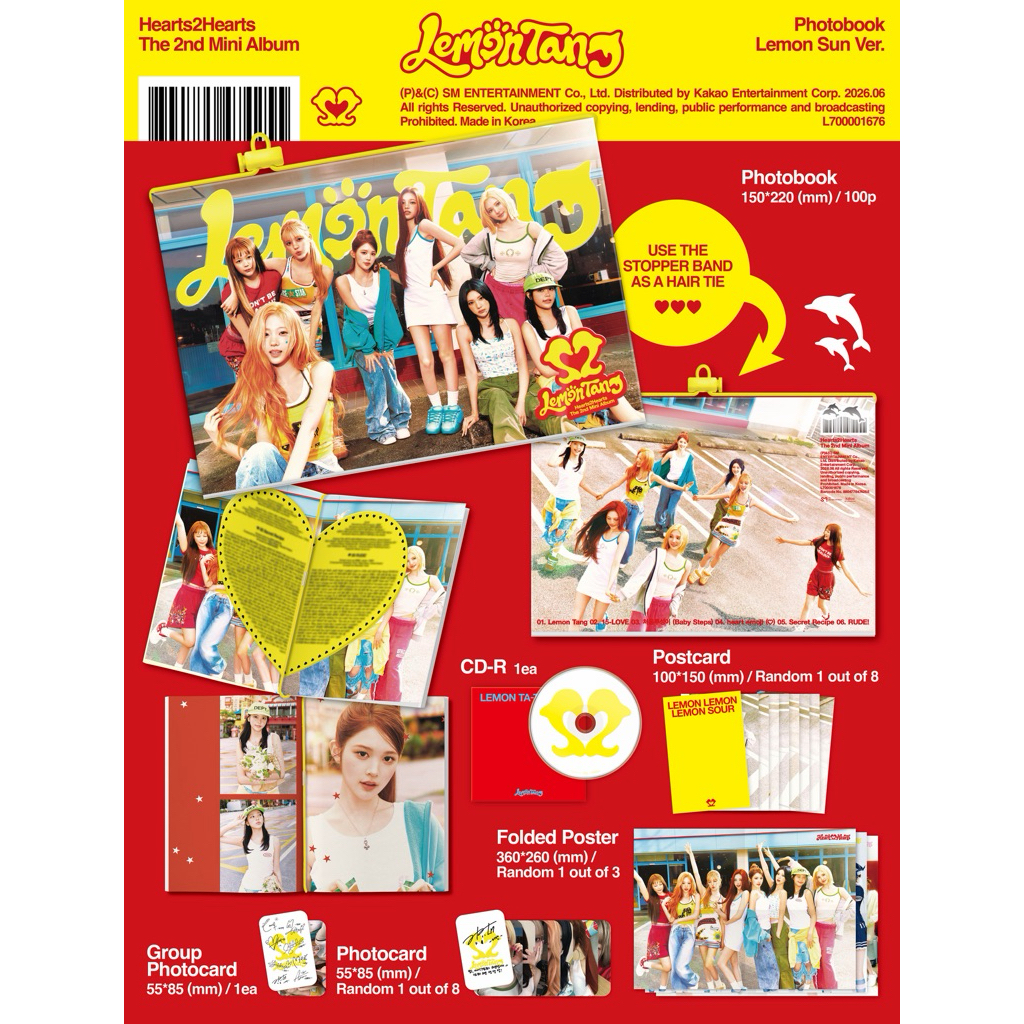 hearts2hearts Lemon Tang photobook ver