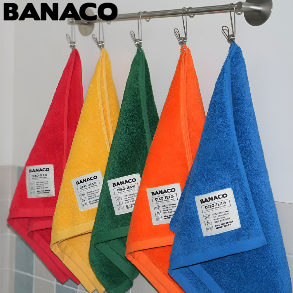 [BANACO] Rocco Color Towel 1PCS, 40,x85cm 215g, 40s Combed Cotton Premium Hotel Towel 5 สี