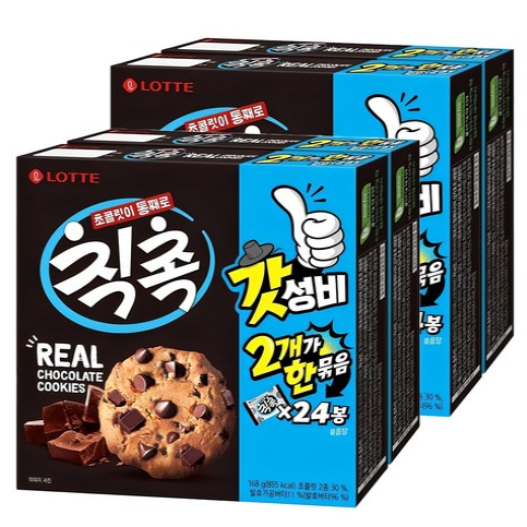 Lotte Well Food Chick Chock 168g 2 กล่อง