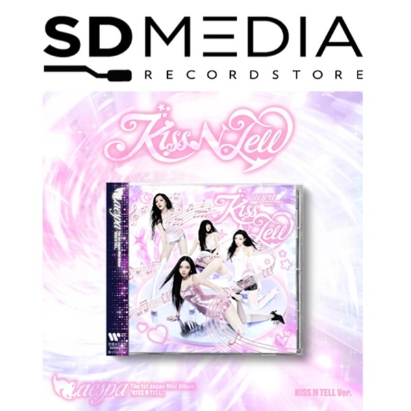 aespa Japan 1st Mini Album -  Kiss N Tell (KISS N TELL Ver.)