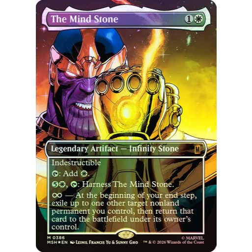 การ์ด EDH PlayTest - The Mind Stone (สีขาว) (สิ่งประดิษฐ์)