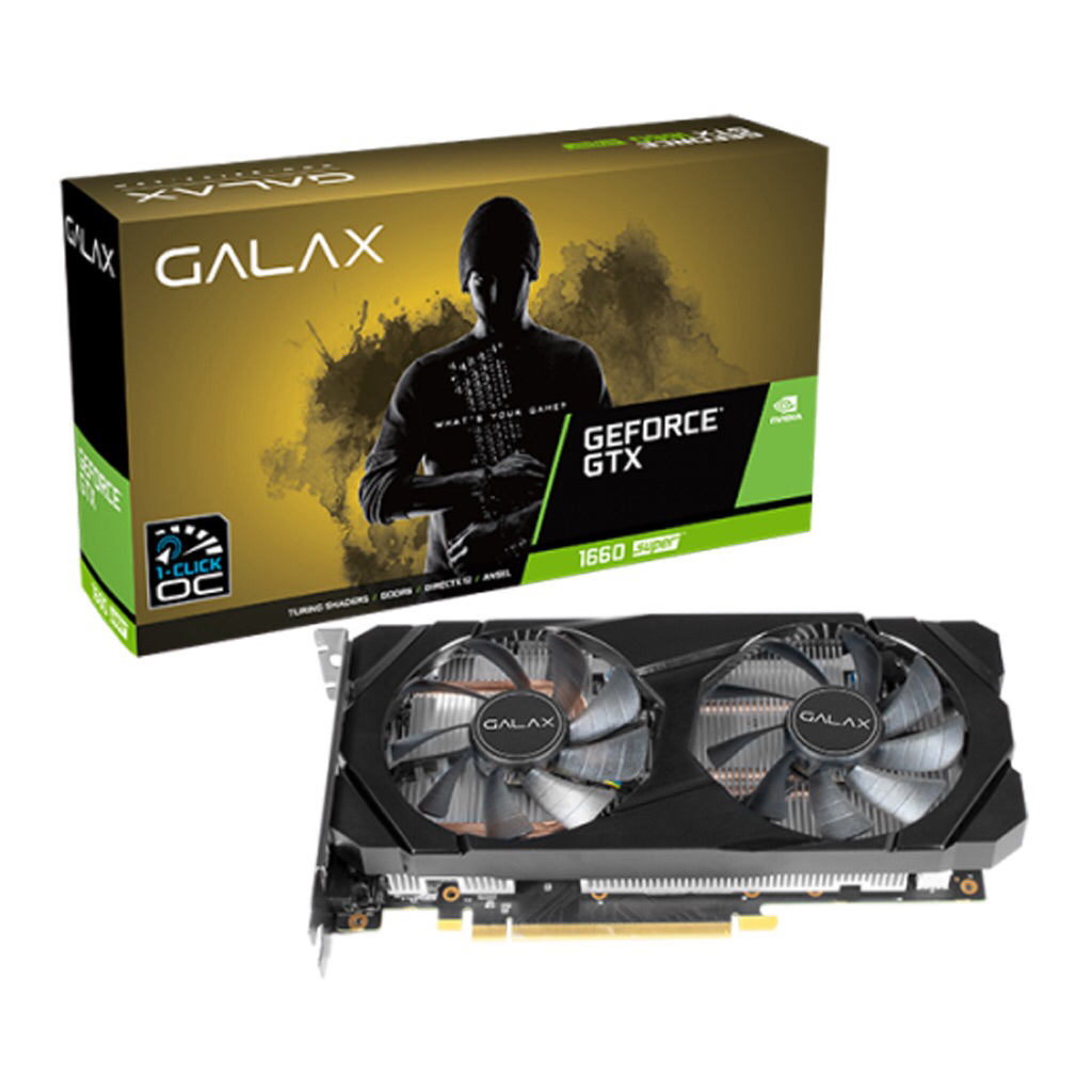 GALAX GEFORCE GTX 1660 SUPER (1-CLICK OC) - 6GB GDDR6 (มือสอง)