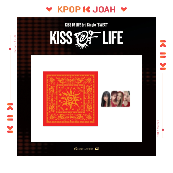 (BANDANA) KISS OF LIFE [SWEAT] POP-UP MD (1st Sep.2026)