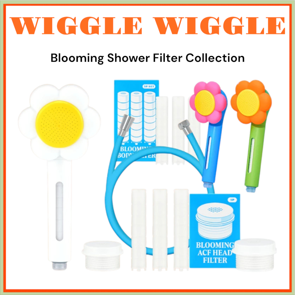 [WIGGLE WIGGLE] Blooming Shower Filter Collection Made In Korea