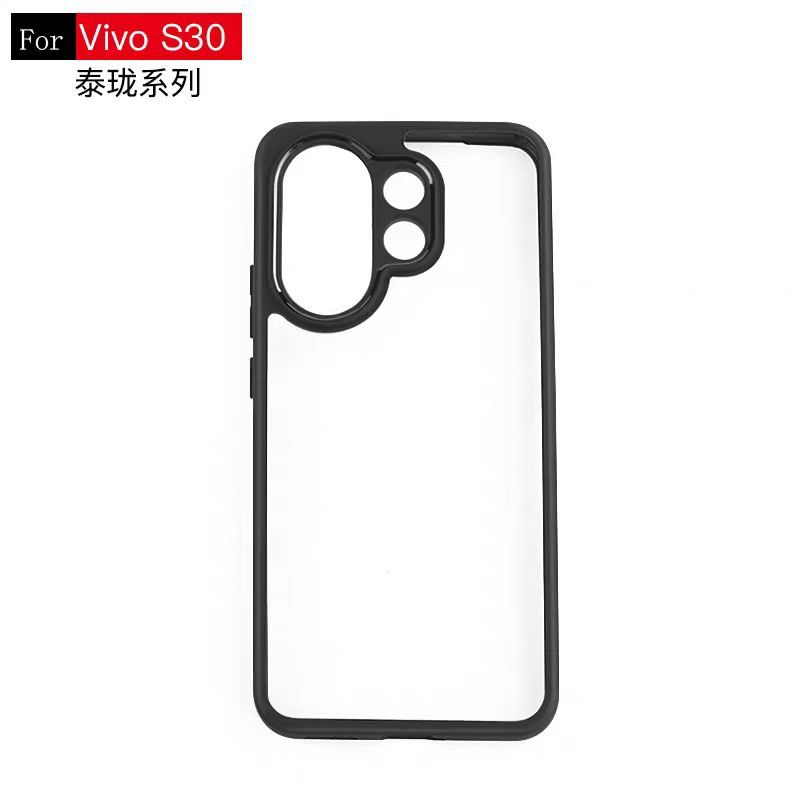 เคส Vivo X200 FE Clear Back Armor - สีดํา