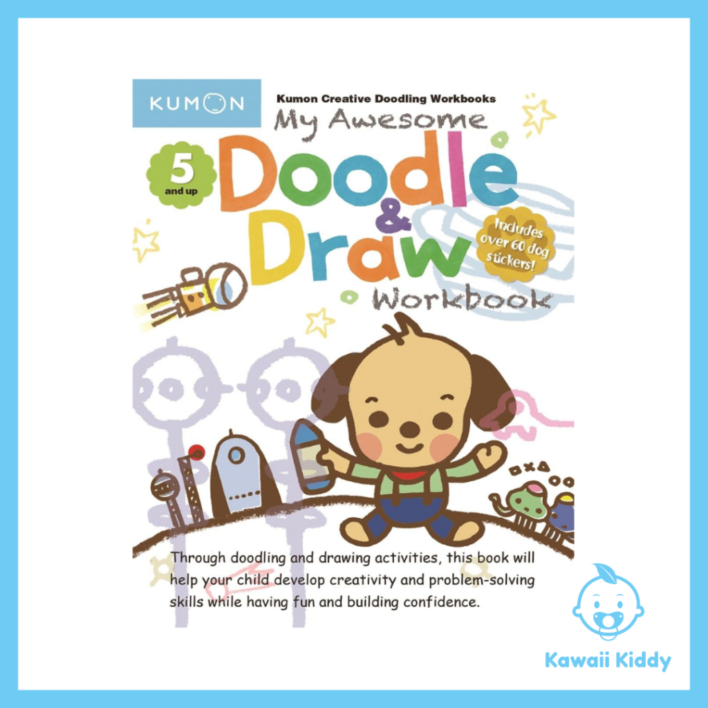 [Kawaii Kiddy] KUMON My Awesome Doodle & Draw Workbook (age 5yrs+)