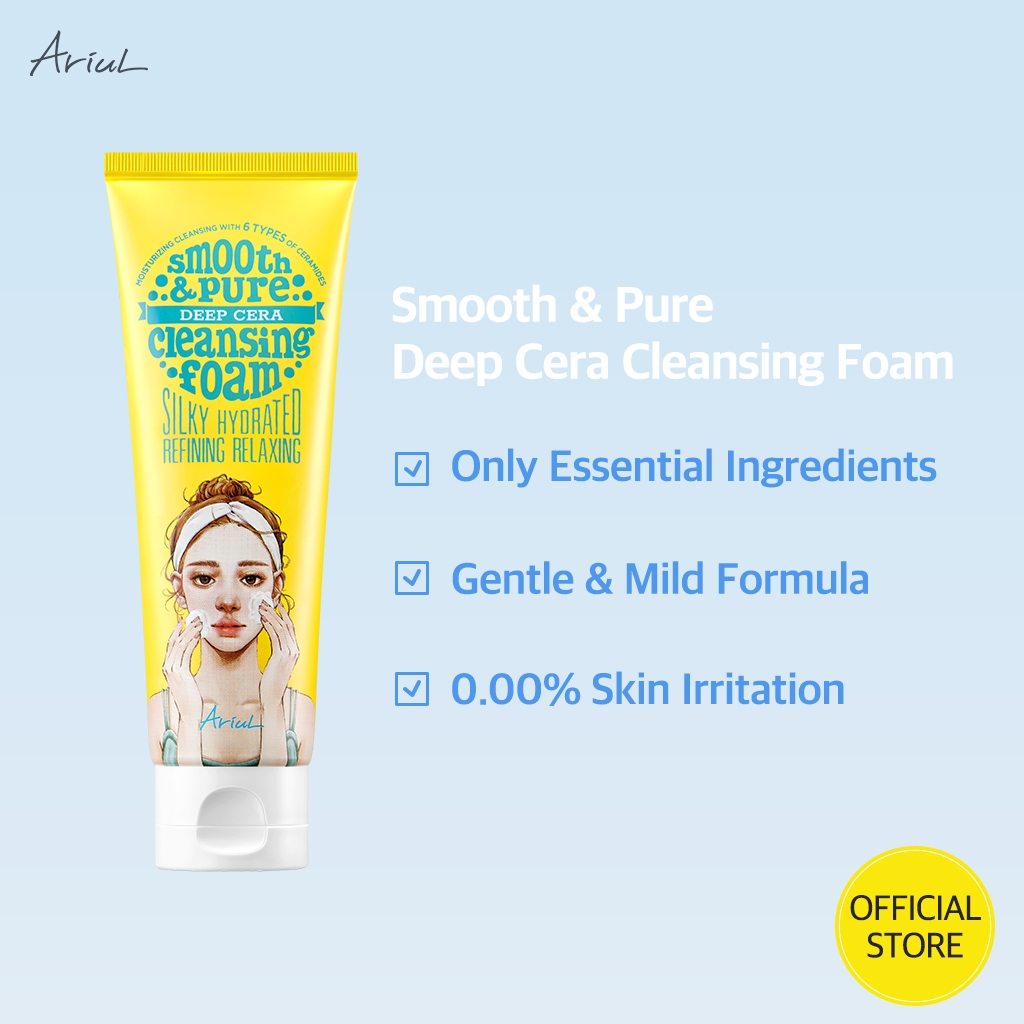 โฟมล้างหน้า Ariul Smooth & Pure Deep Cera