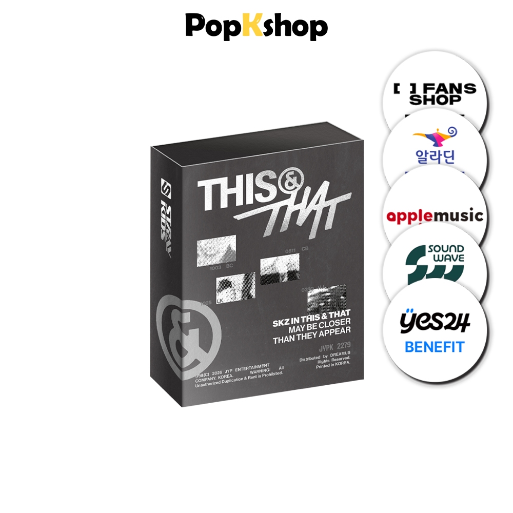 [POB] Stray Kids SKZ Mini 10th Album [ THIS & THAT ] FANS ALBUM VER + POB Photocard