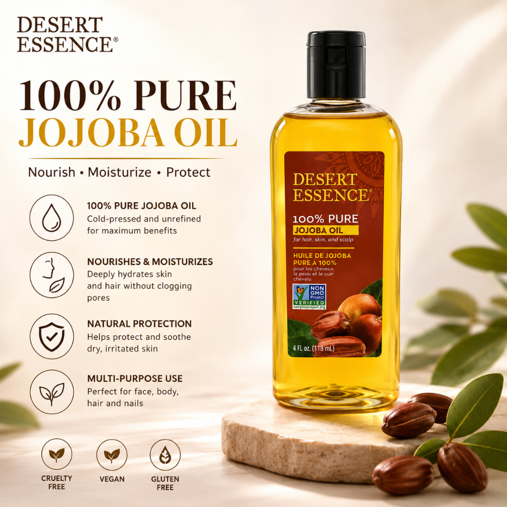 [Desert Essence] น้ํามันโจโจ้บาบริสุทธิ์ 100% 118มล