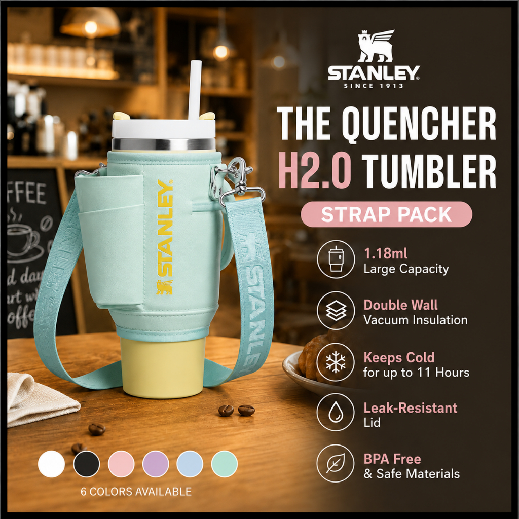 Stanley All Day Carry-All Quencher H2.0 Tumbler Strap Bag 1.18L / Tumbler Pouch / Tumbler Holder