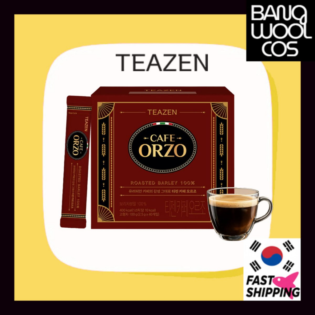 Teazen Cafe Orzo (Orzo Coffee) 40 แท่ง / DECAFFEINATED / ส่งตรงจากเกาหลี