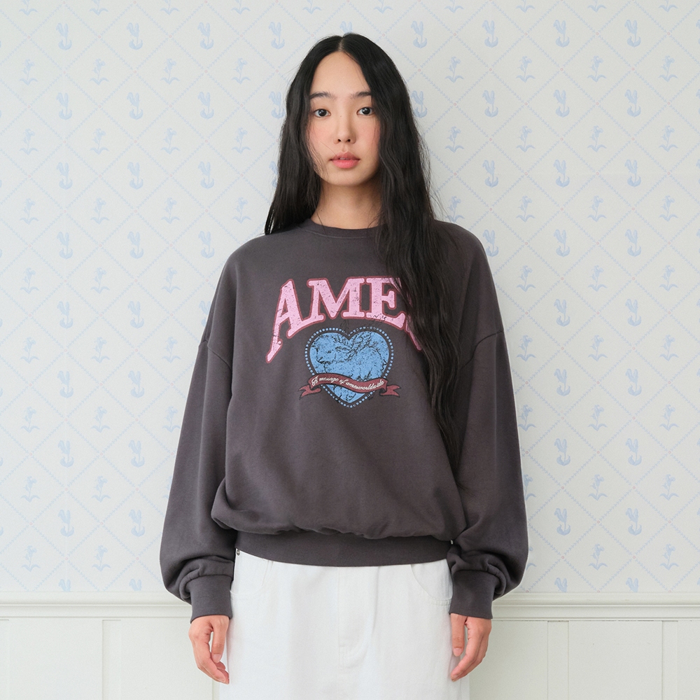 [AMES] ANGEL LOVE SWEATSHIRT