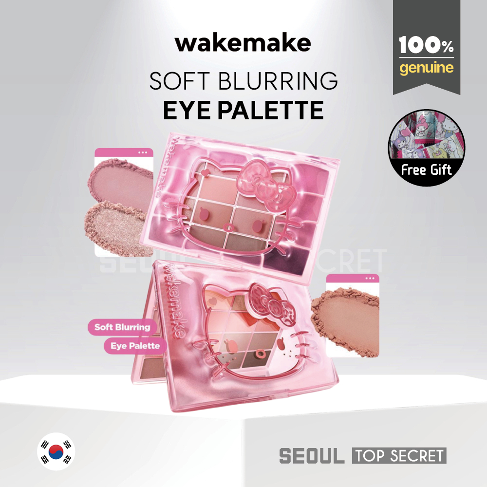 [WAKEMAKE] Soft Blurring Eye Palette #HELLO KITTY EDITION #30 Classy Nude Blurring