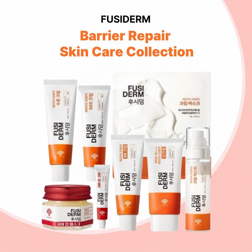[Daiso Korea] FUSIDERM Barrier Repair Skin Care Collection Panthhenol Moisturizing Cream SOS BB Crea