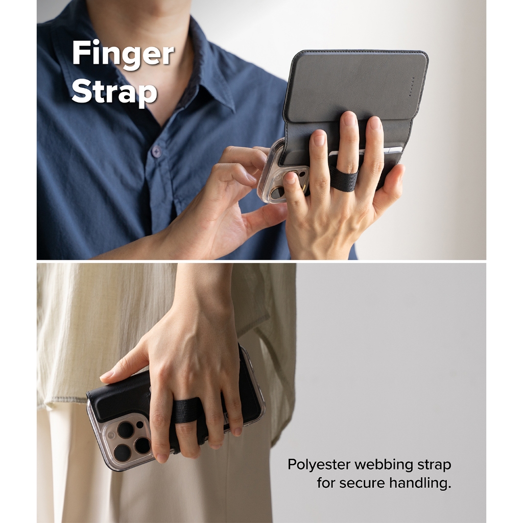 Ringke Folio Grip Wallet Magnetic สําหรับ iPhone 16 Pro Max / 16 Plus เคสป้องกันพร้อมพื้นที่จัดเก็บ - รูปที่ 5