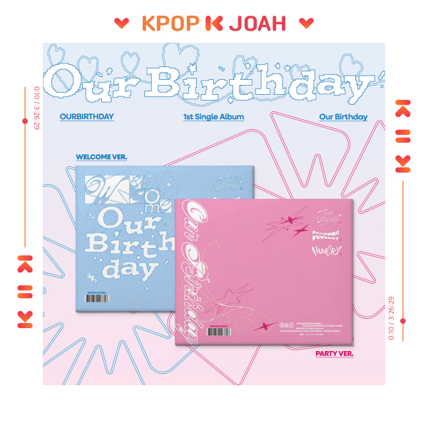 [POB] (PHOTOBOOK ver.) OURBIRTHDAY [Our Birthday] 1st SINGLE ALBUM (19th Aug.2026)